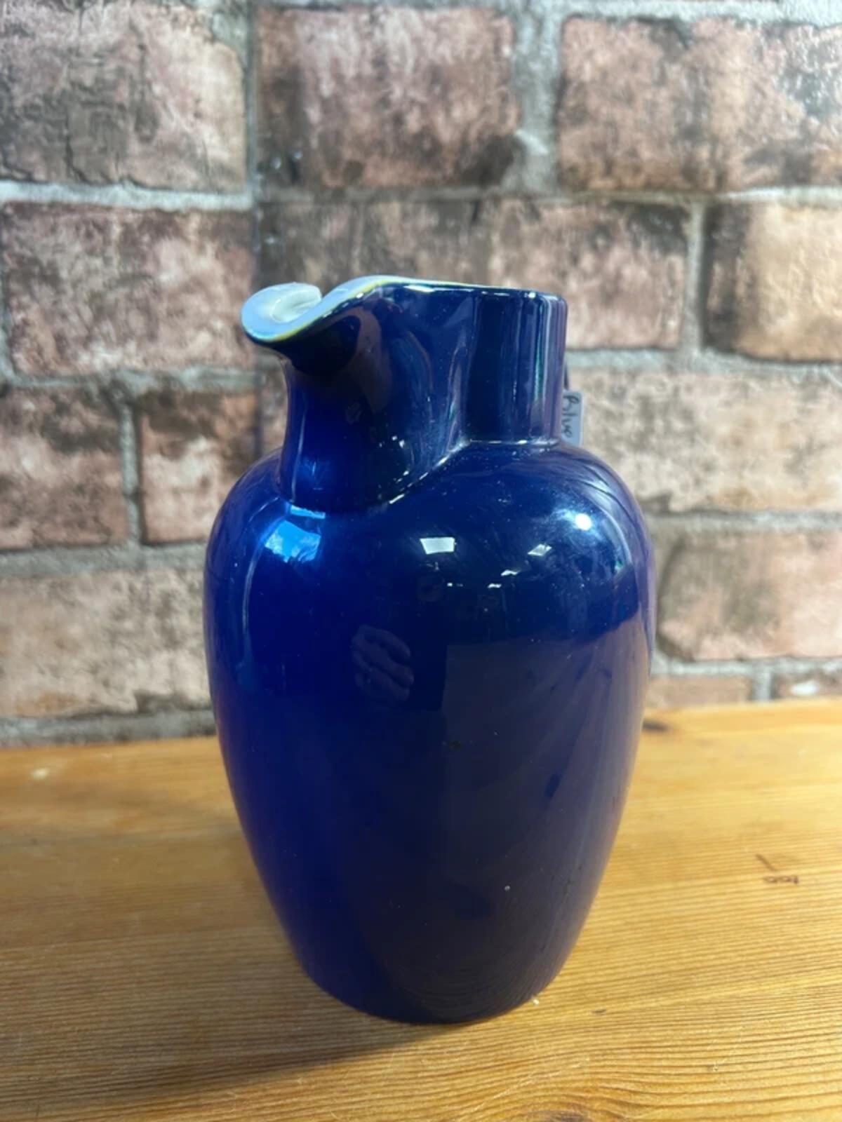 Blue Ceramic Jug