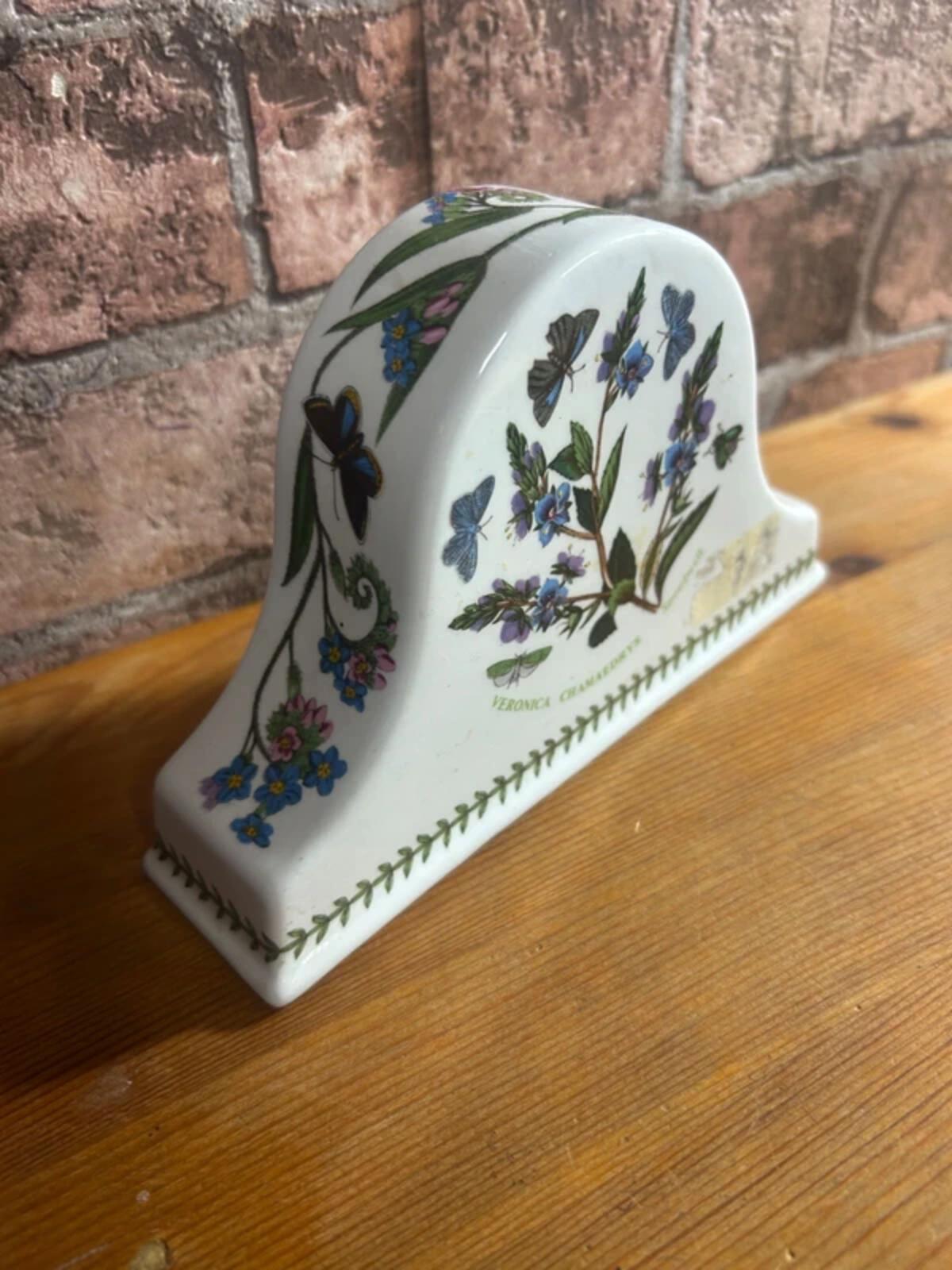 Portmeirion Ceramic Garden Mantle Clock