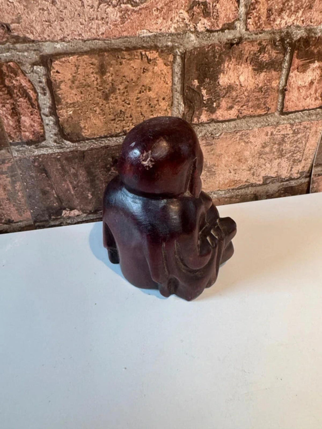 Wooden Buddha Figurine