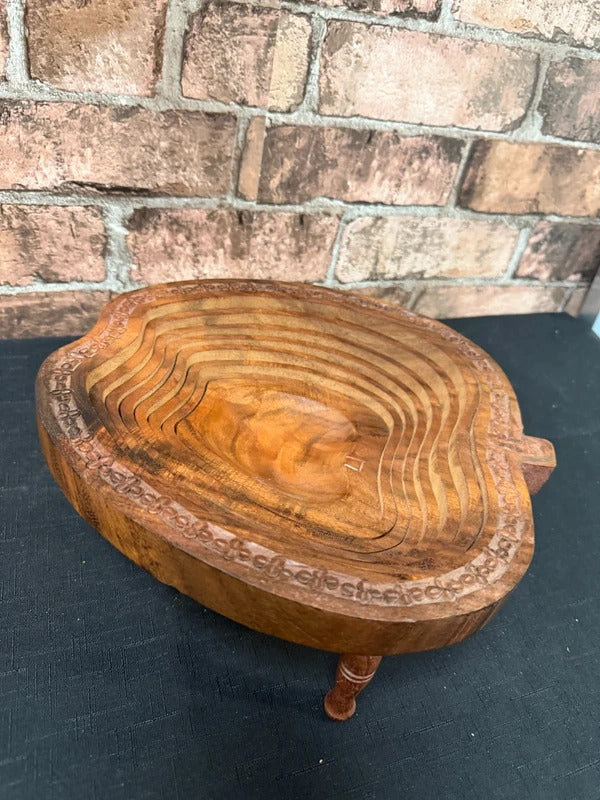 Wooden Apple Bowl