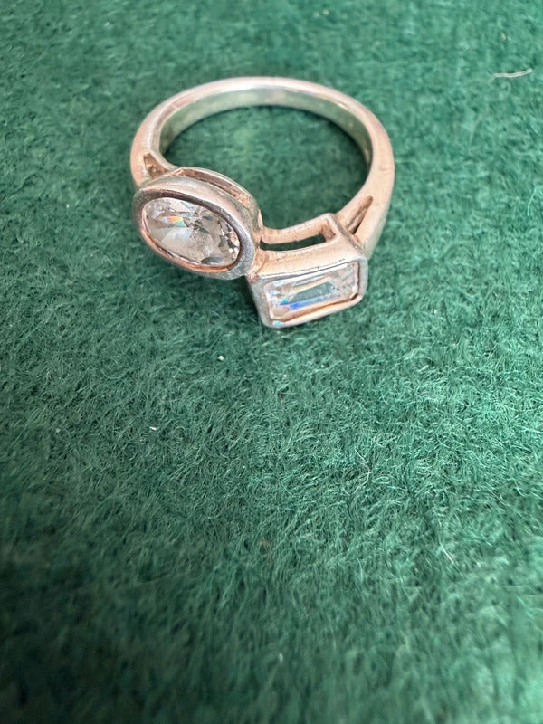 Sterling Silver Hallmarked Ring - Size L