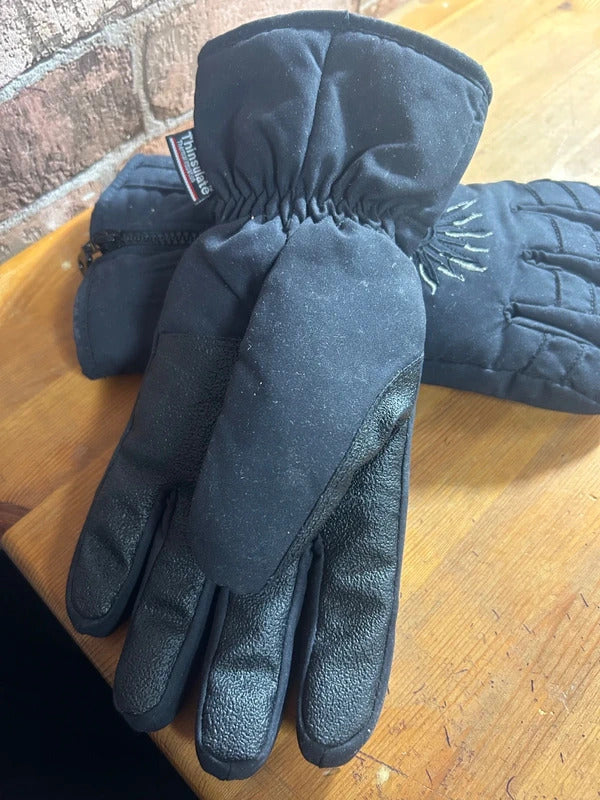Thinsulate black gloves - size L