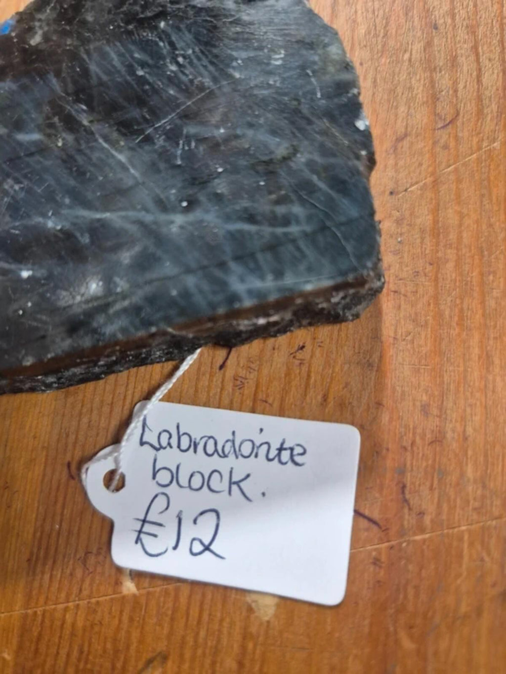 Labradorite block