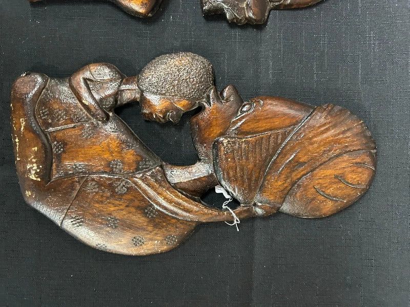 Hand Carved African Wooden Wall Plaque