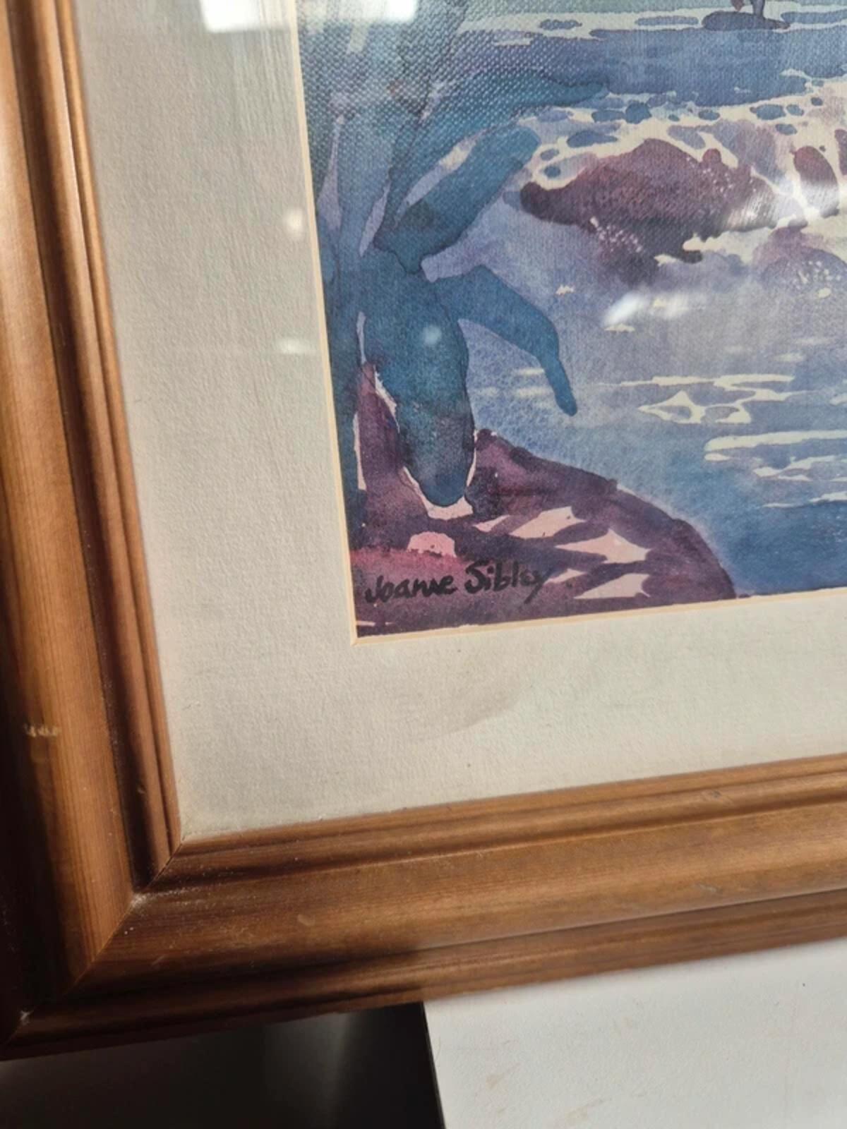 Joanne Sibley Gold Framed Print