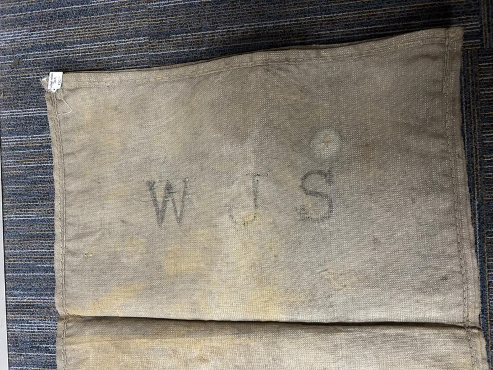 Vintage WJS Woven Sack