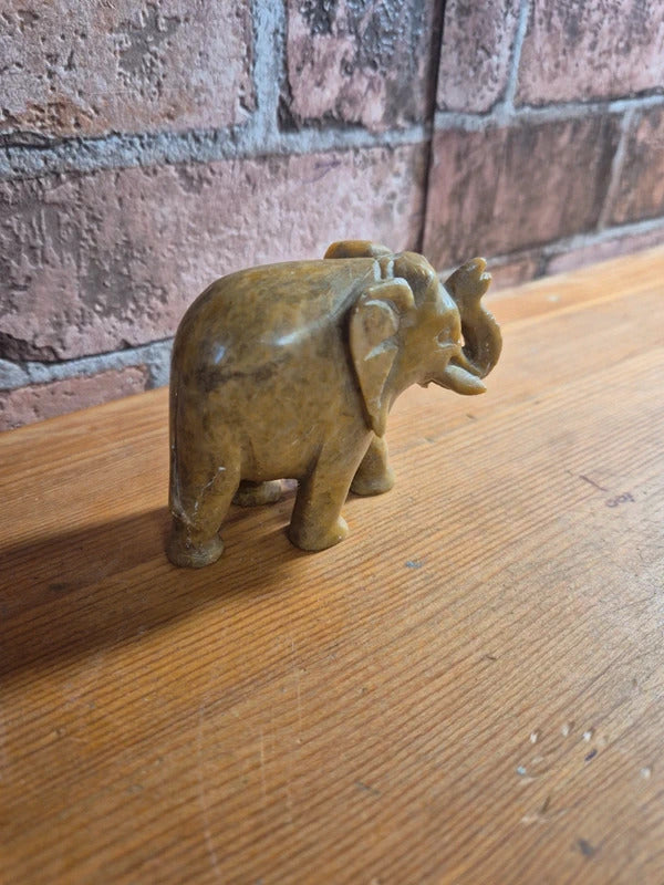 Vintage soapstone elephant