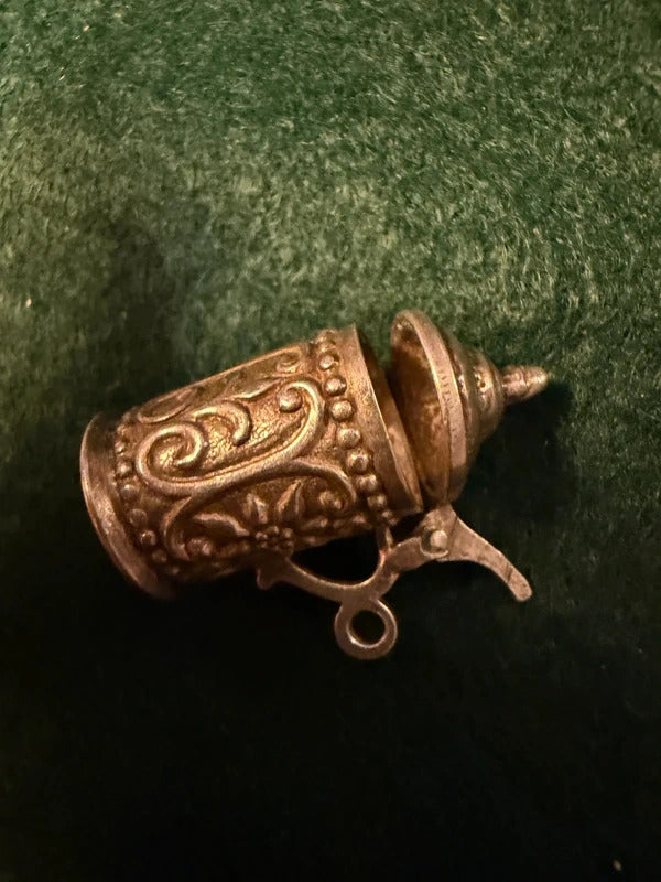 Sterling Silver Vintage Tankard Charm - 2.7g