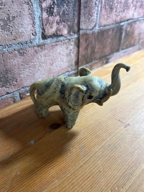 Oyster Shell Elephant Ornament