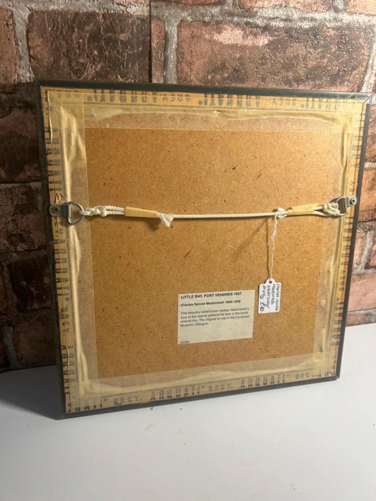 Charles Rennie Makintosh Framed Watercolour Print