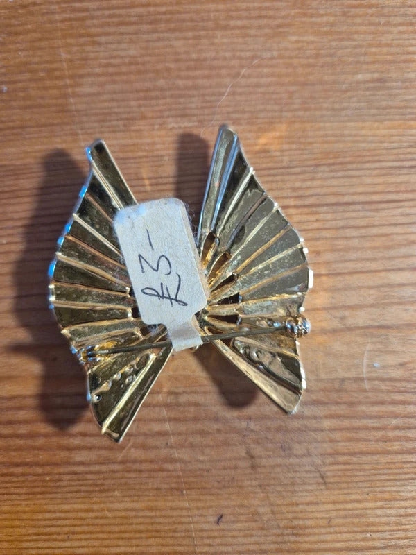 butterfly/fan brooch
