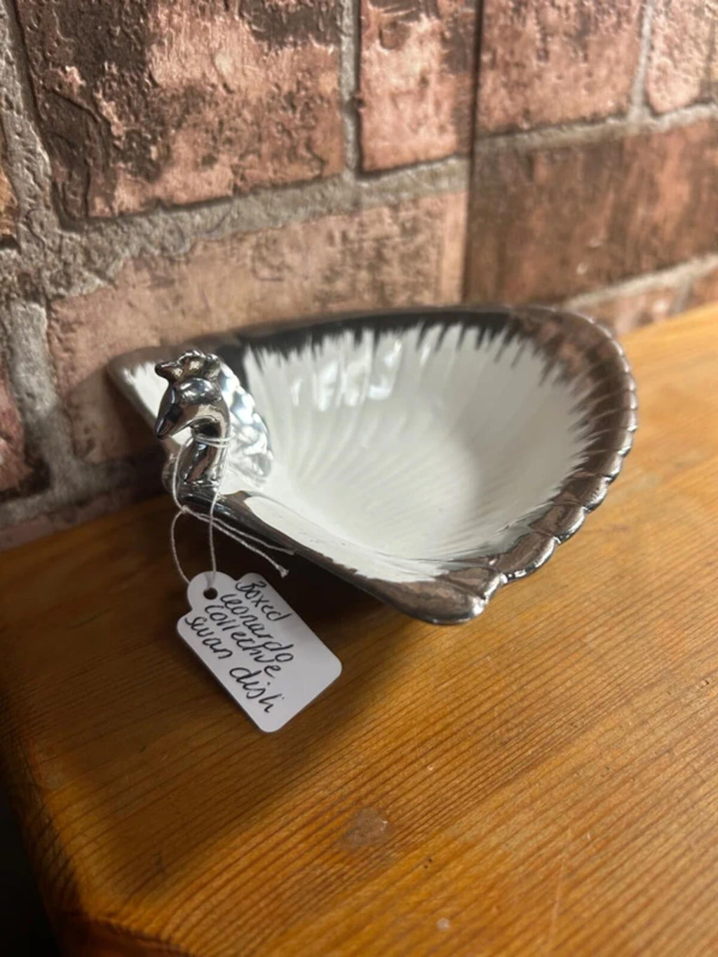 Boxed Leonardo Collective Swan Dish