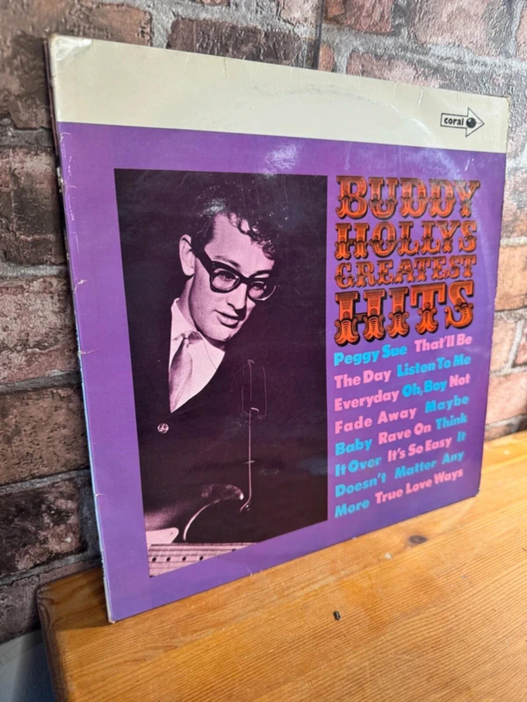Buddy Holly's Greatest Hits Vinyl Record