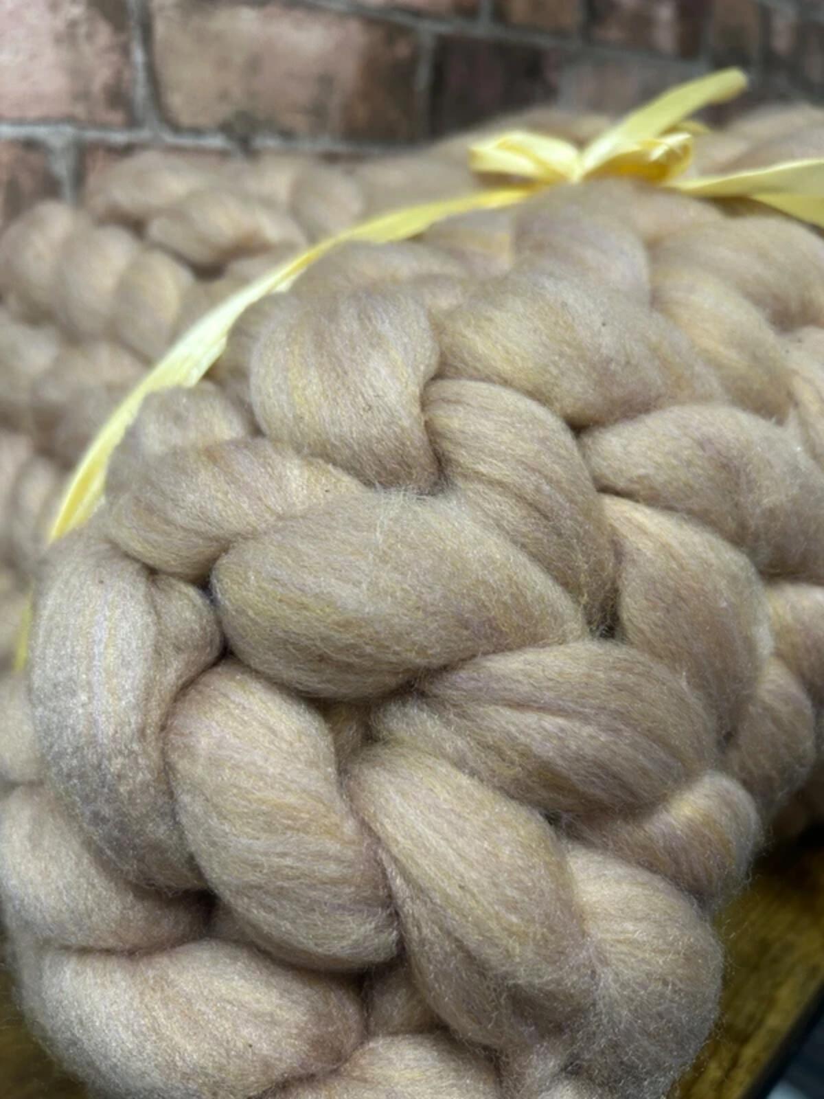 Giant Chunky Knit Wool Blanket