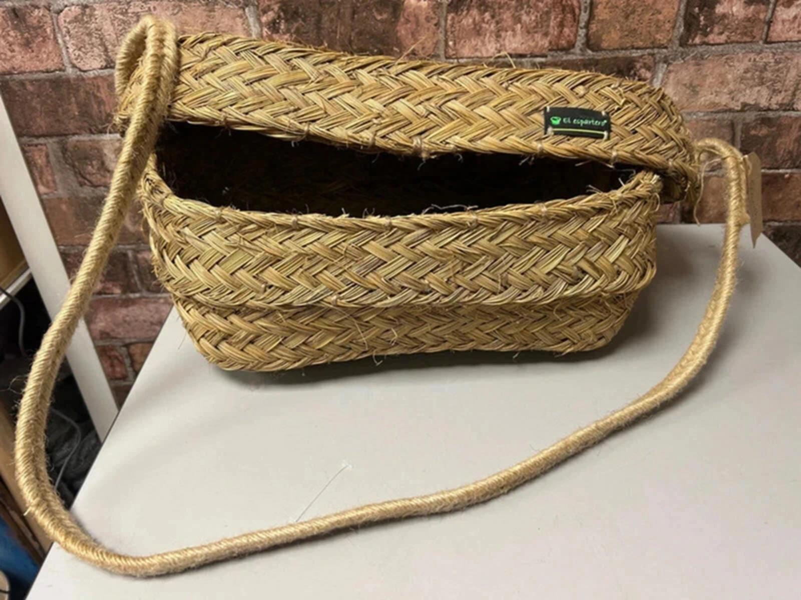 Spanish Wicker Basket with Lid