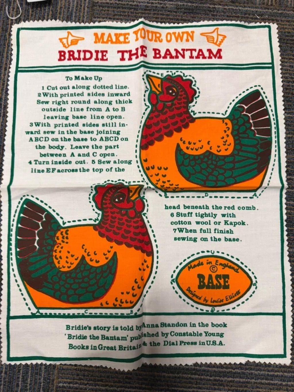 Bridie the Bantam Vintage 1970’s Cut and Sew