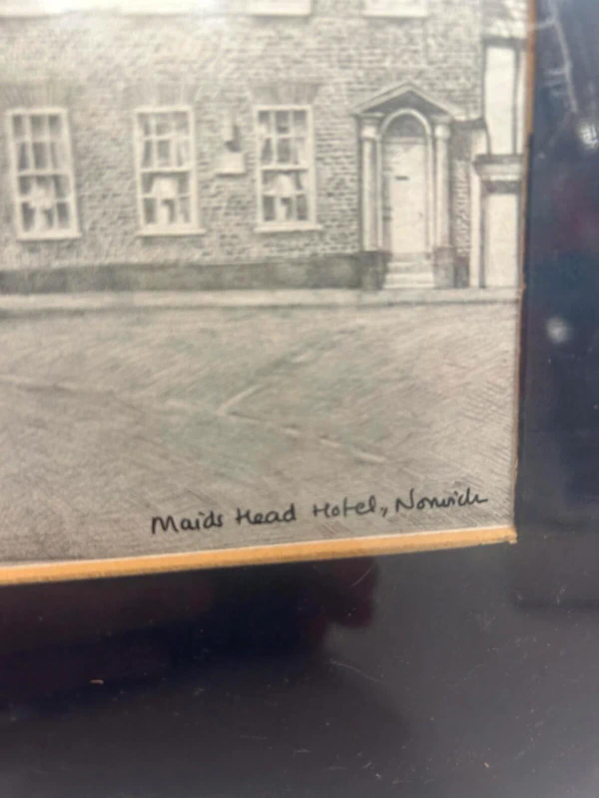 Maids Head Hotel Norwich Print