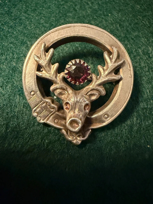 Antique Sterling Silver Brooch - 3.2g