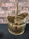 Brass coal bucket