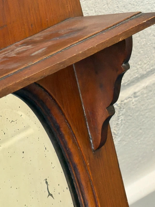 Edwardian Style Mahogany Mirror Shelf