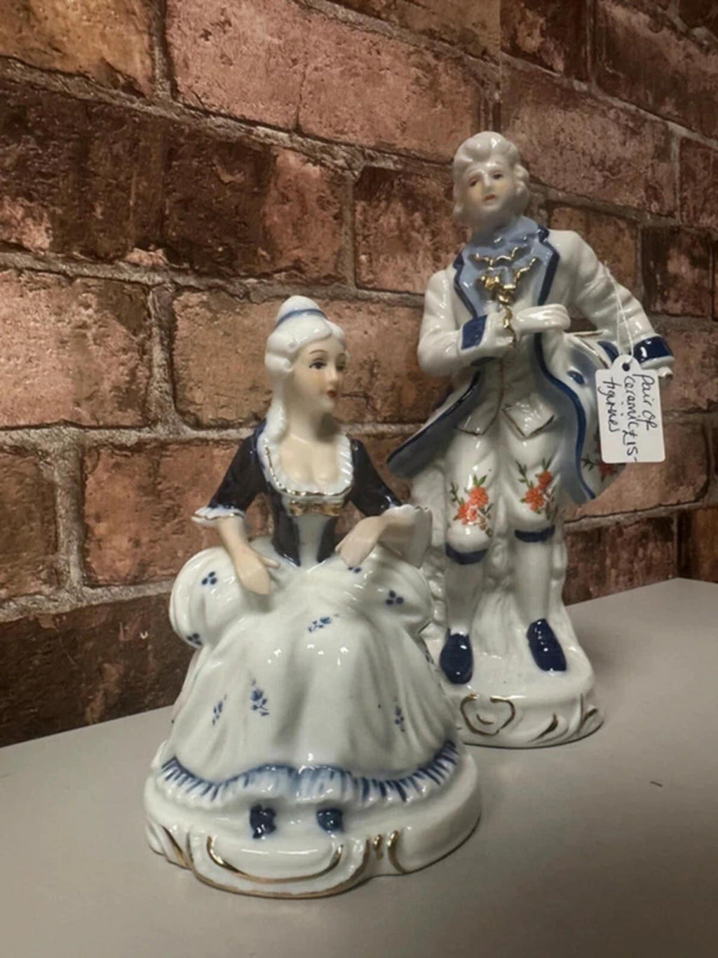 Pair of Ceramic Vintage Figurines
