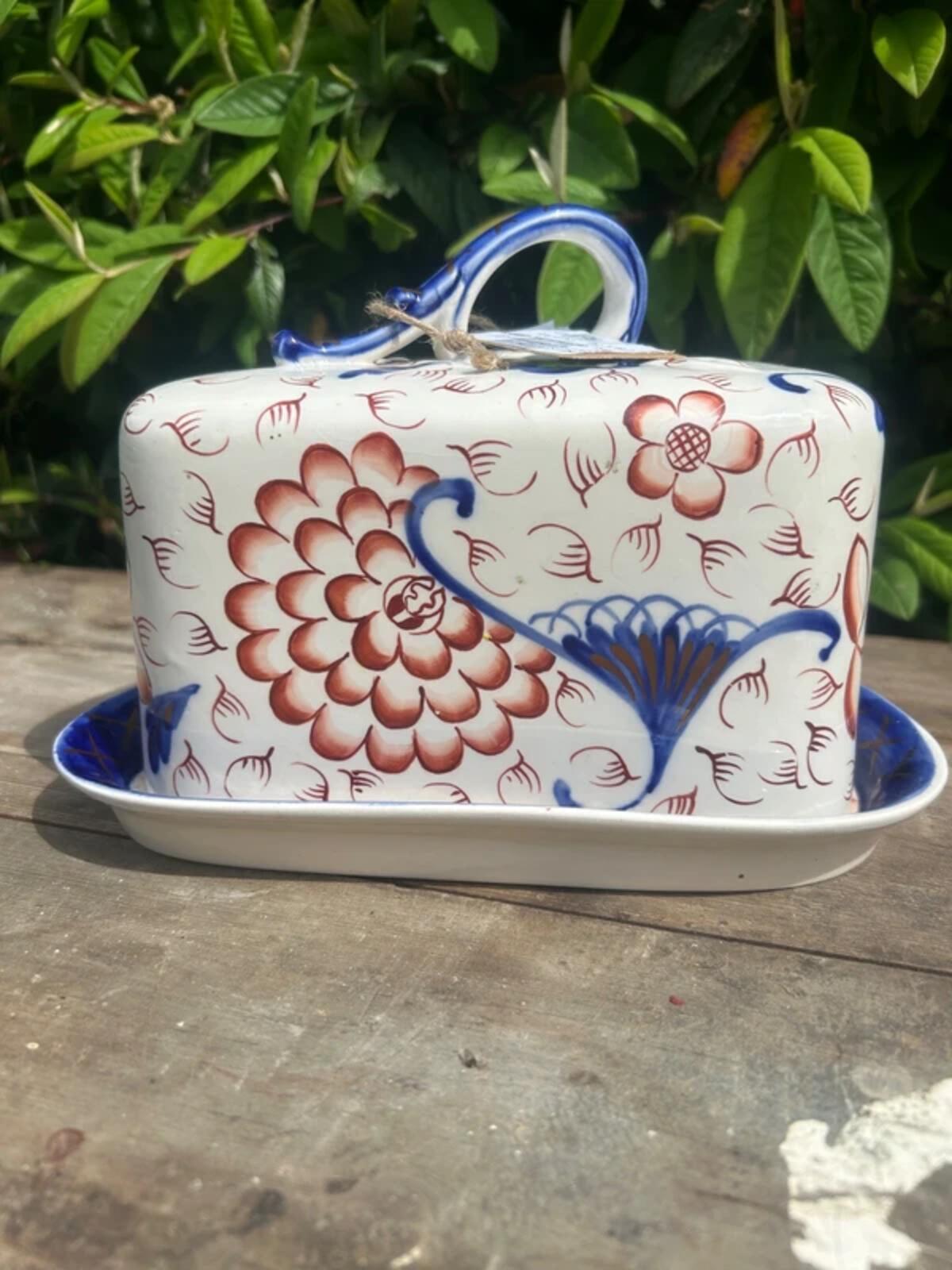Vintage Ironstone Staffordshire Triangular Cheese Dish