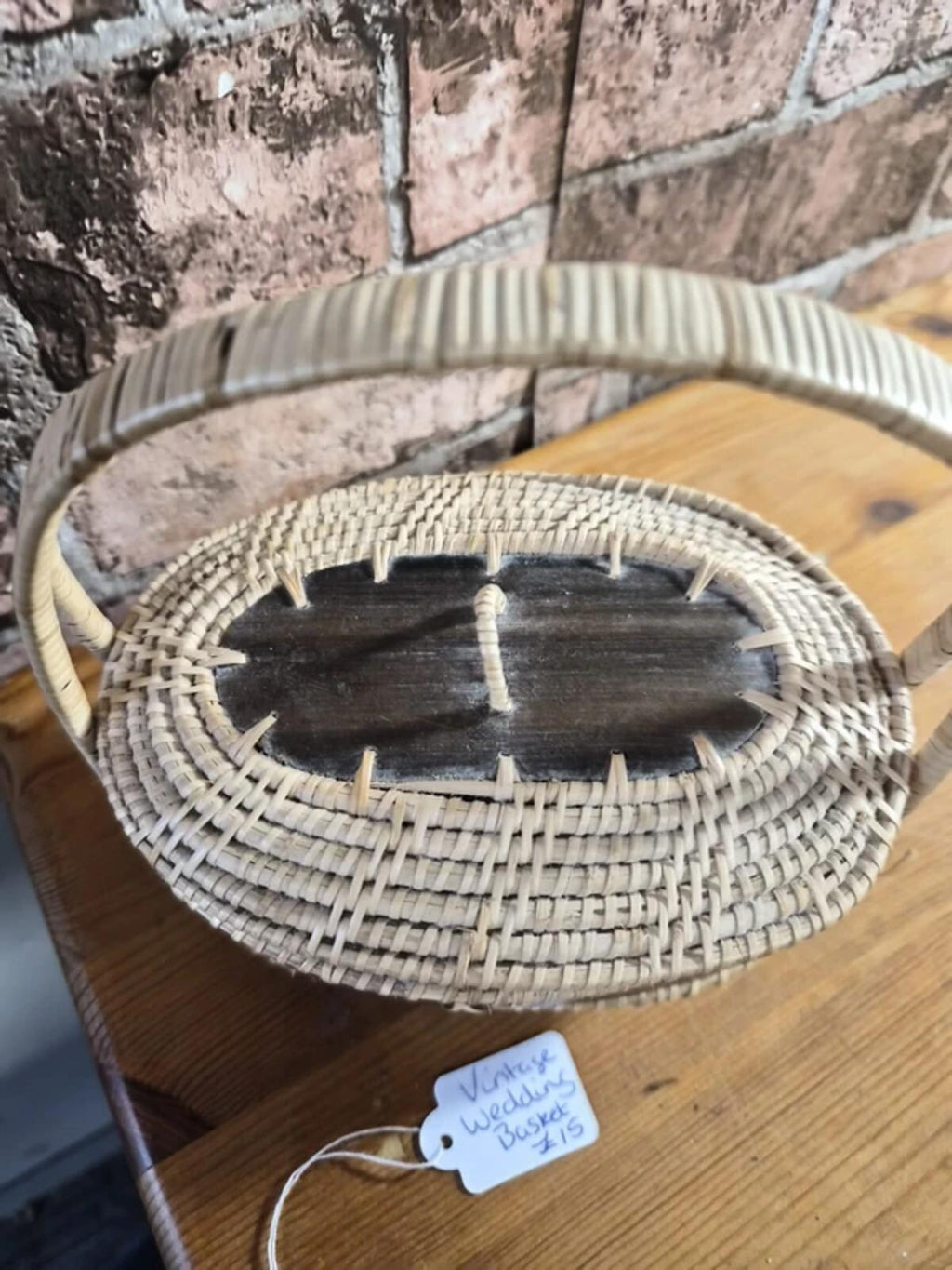 Vintage Chinese Wedding Basket with Lid