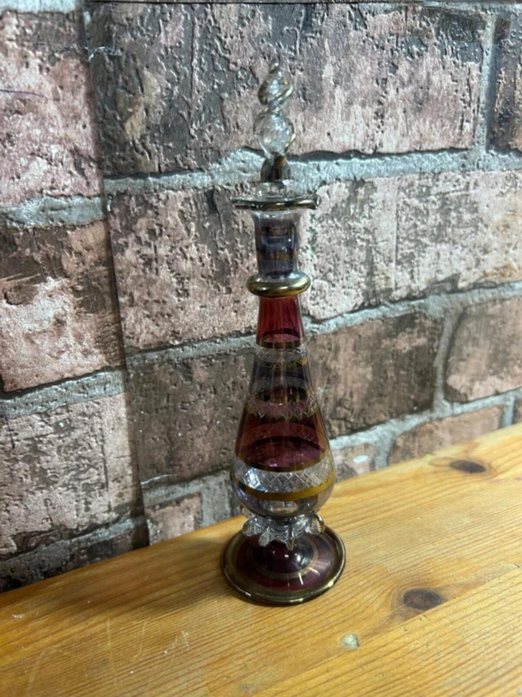 Egyptian Glass Style Perfume Bottle