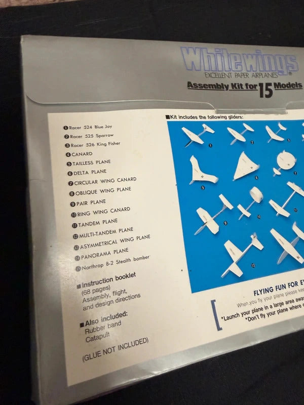 Whitewings Vintage JS Paper Airplane Models