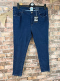 Simply Be 4 Way Stretch Skinny Jeans - Size 22 Regular