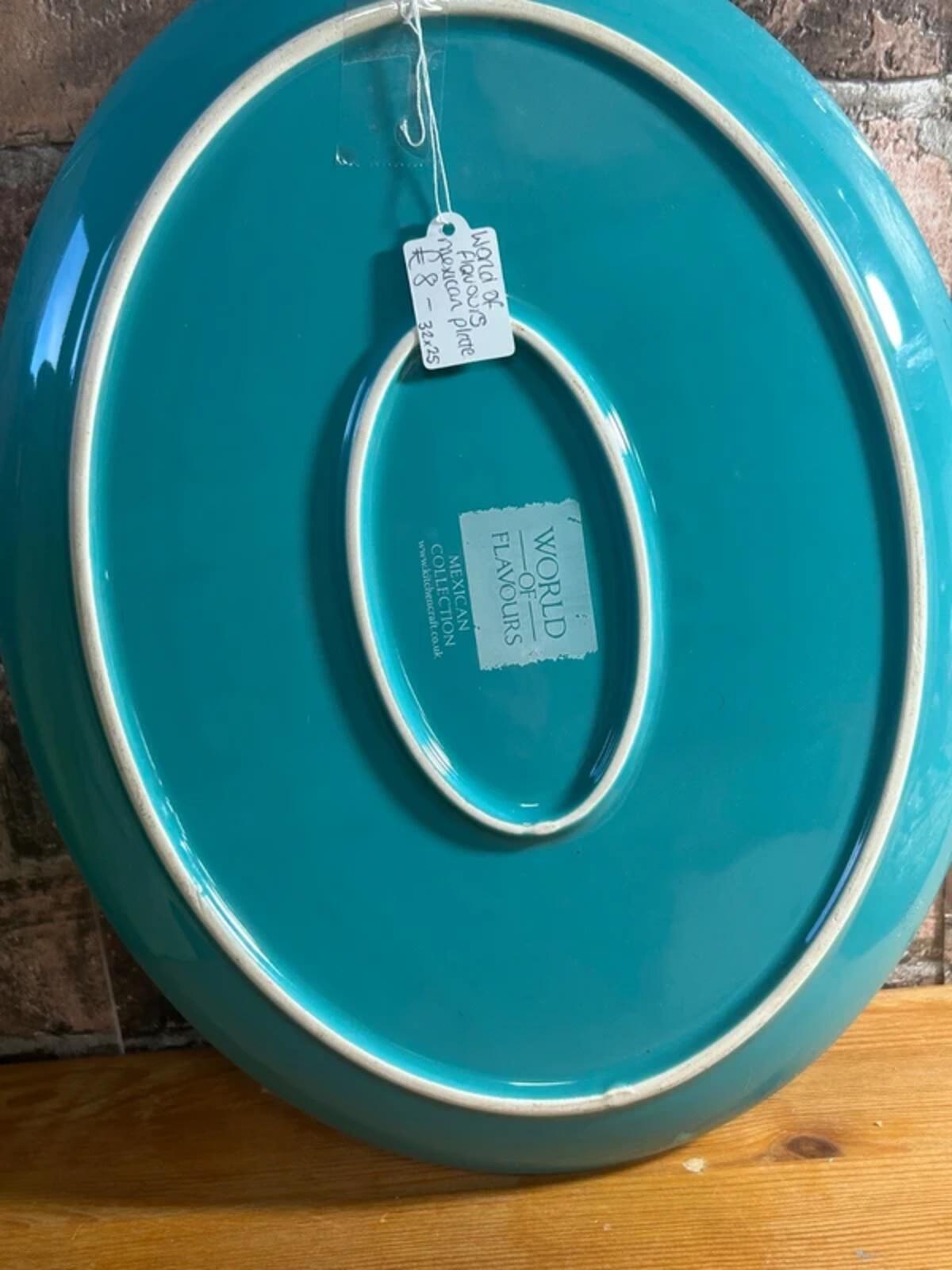 World of Flavours Oval Mexican Plate