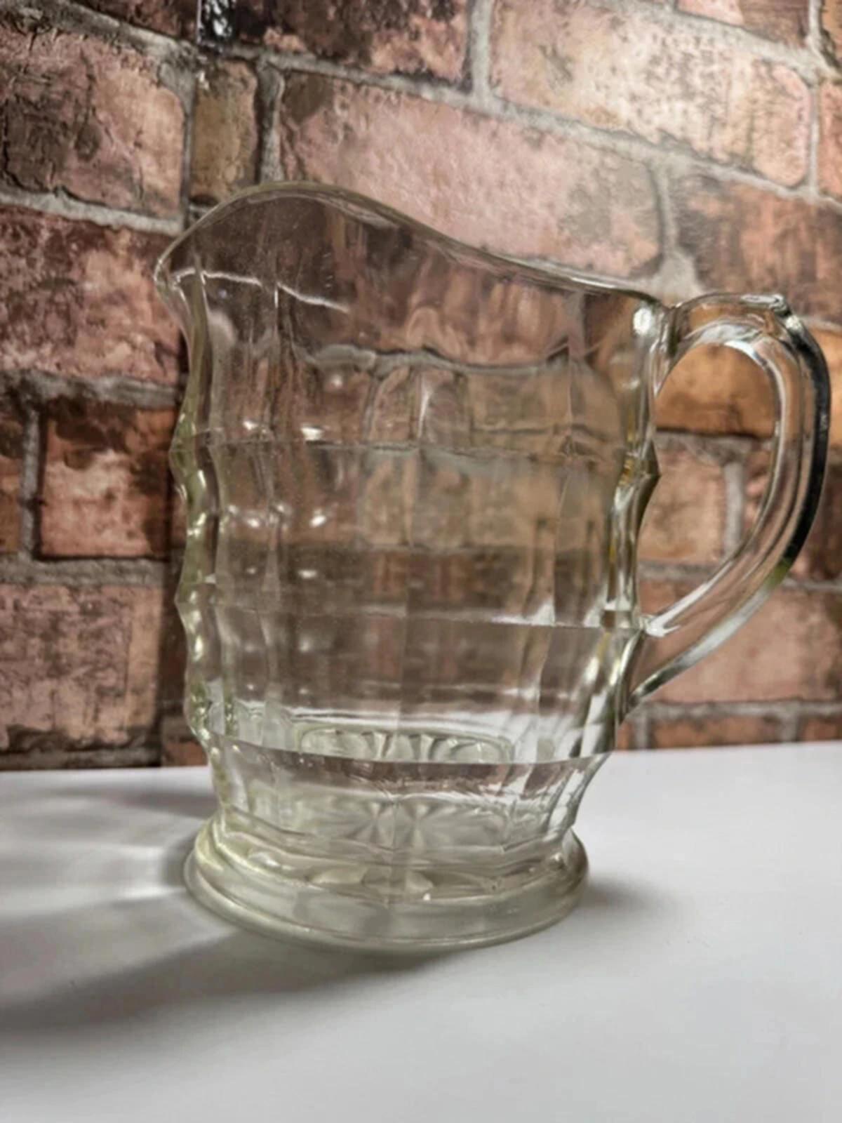 Vintage Glass Jacobean Jug