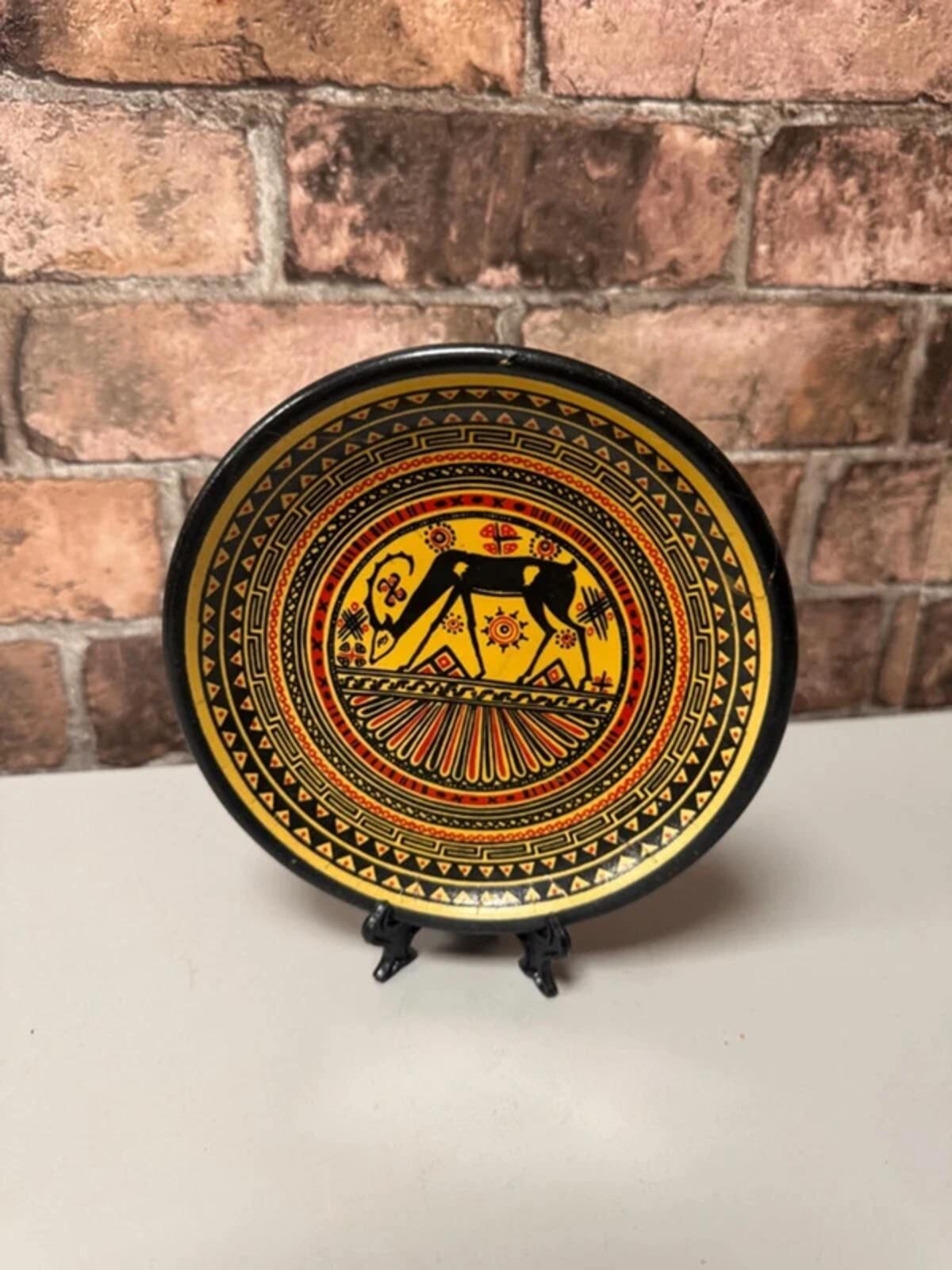 Vintage Ceramic Greek Plate