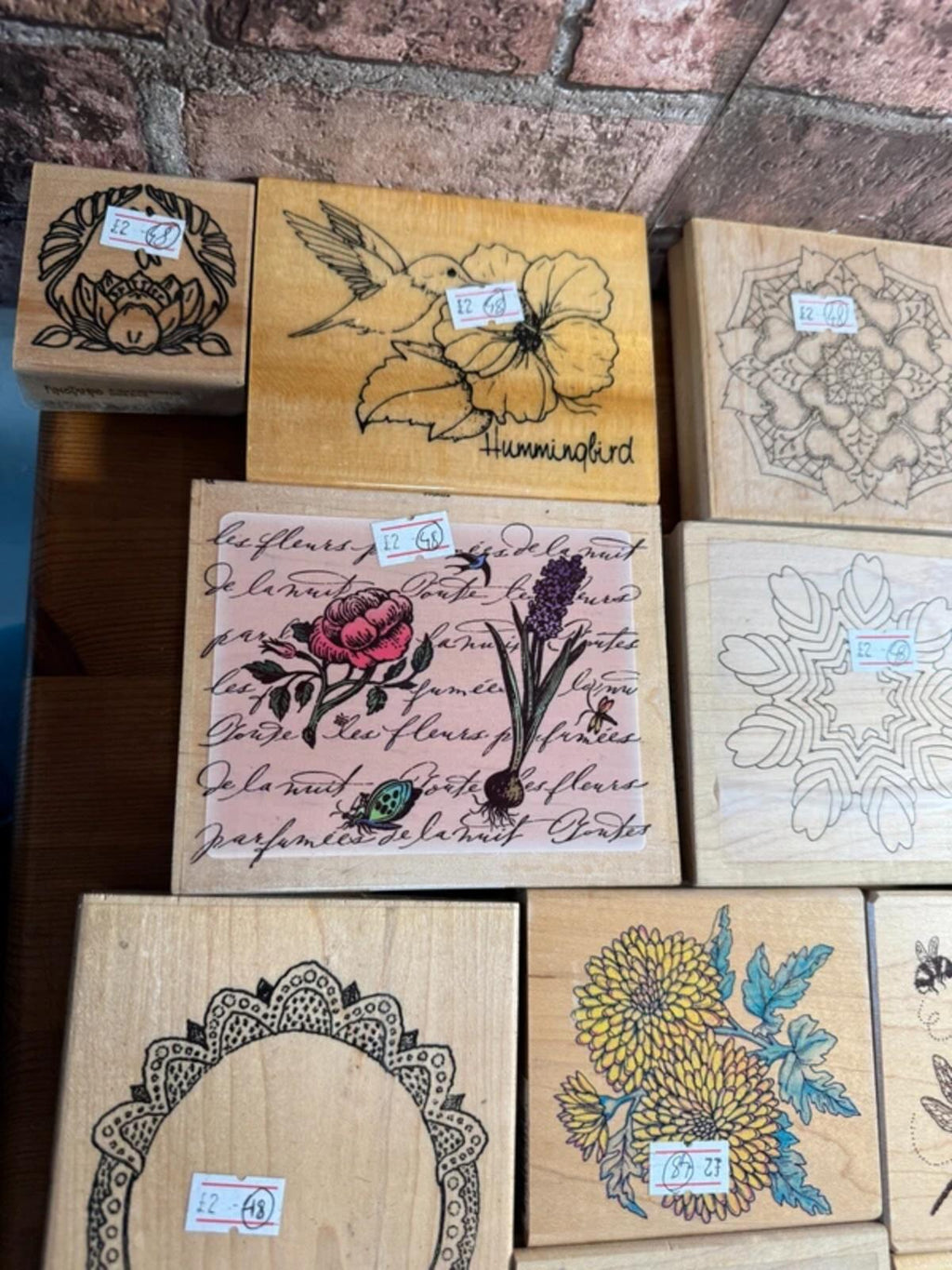 Large Bundle of Vintage Craft Stamps