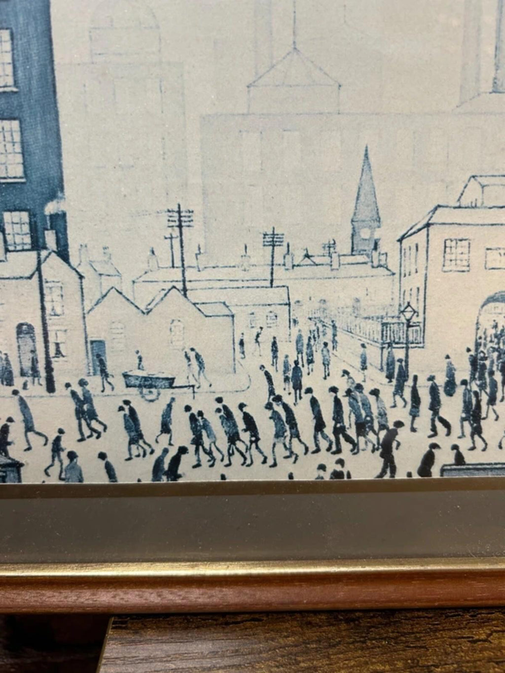 L S Lowry 'Coming Home From The Mill' Framed Print