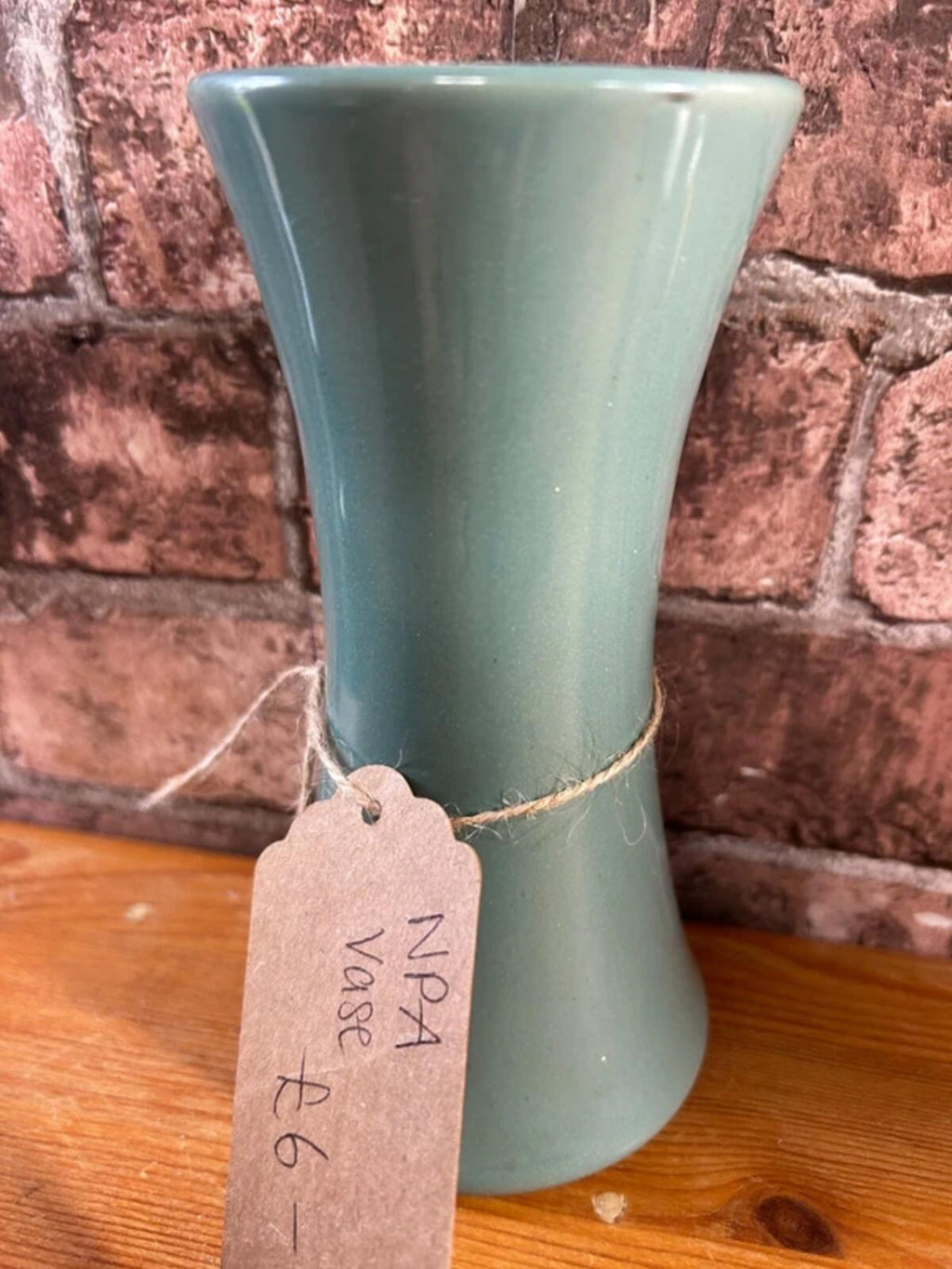 NPA Ceramic Teal Vase