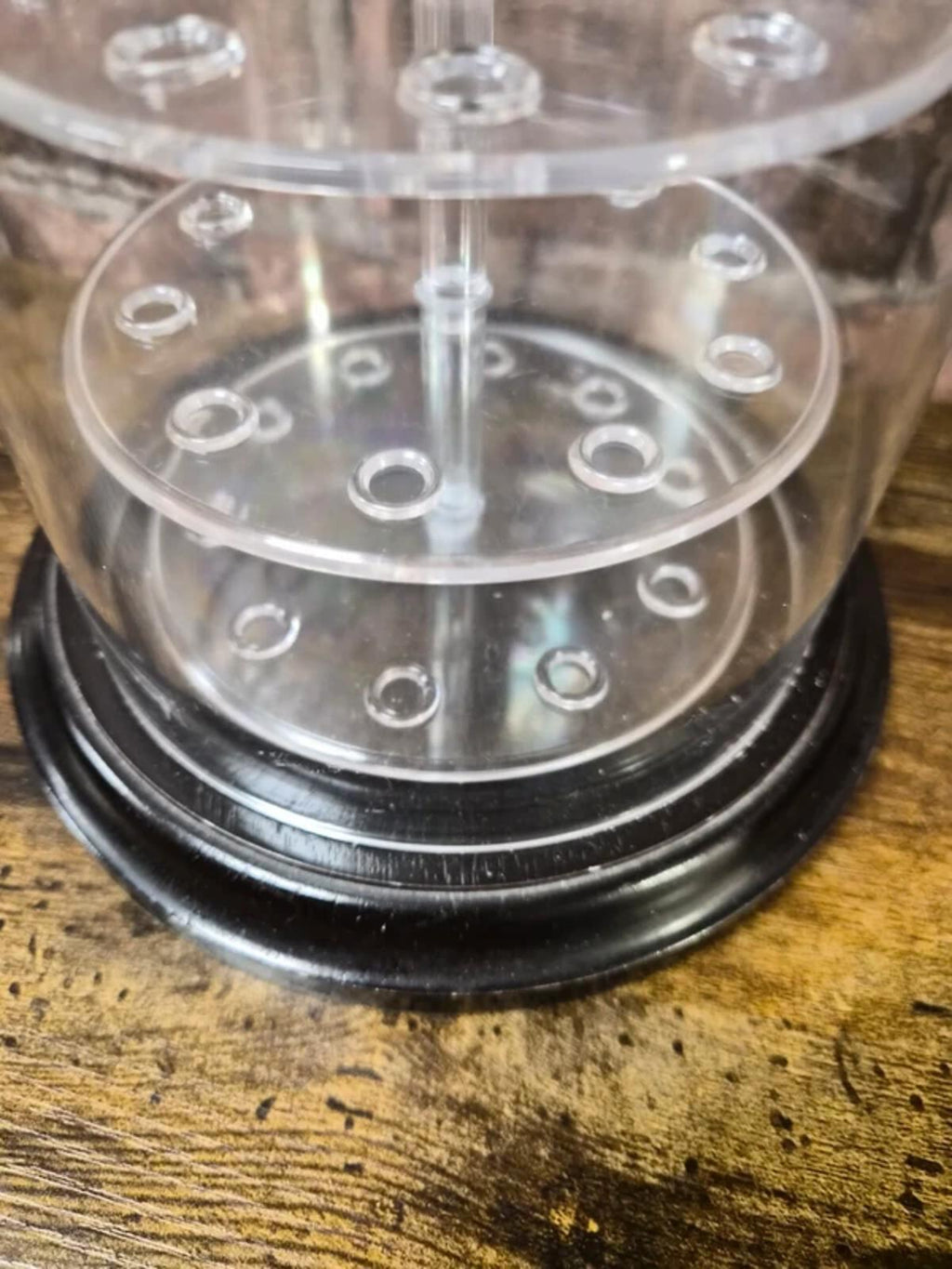 Vintage Wooden/Acrylic Dome Cloche Display