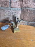 Wooden donkey figure