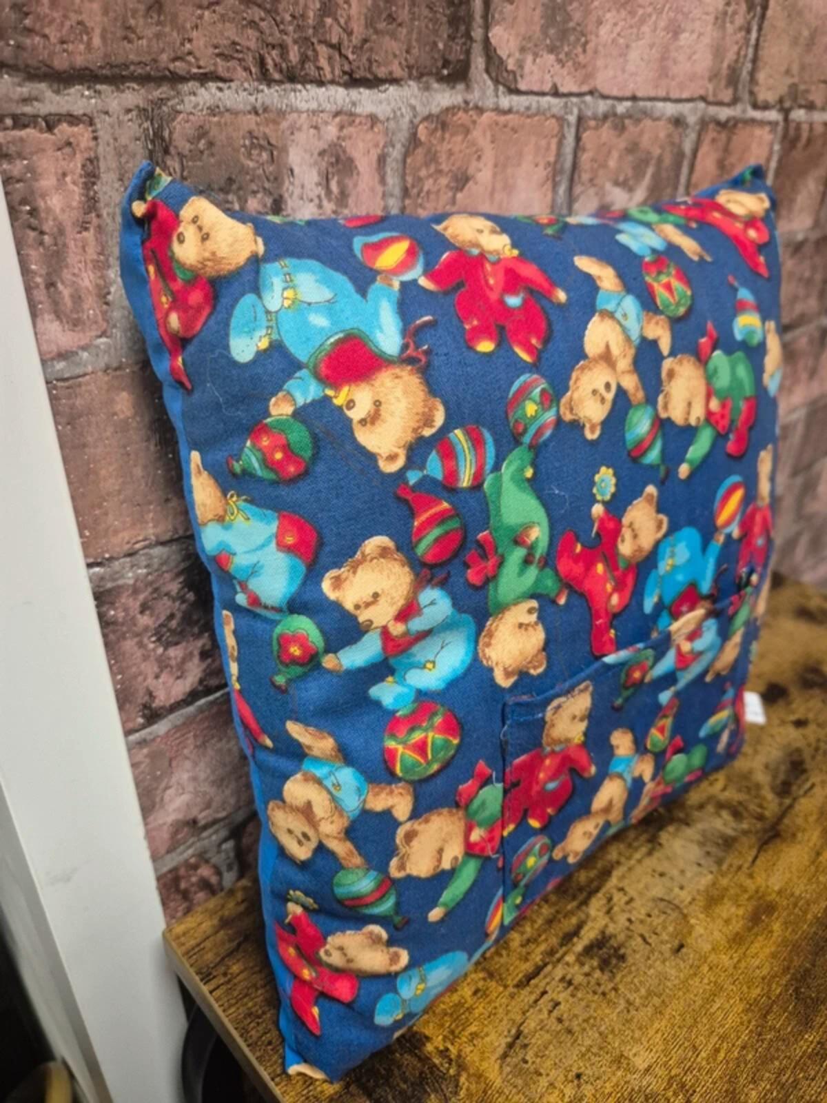 Vintage blue small cushion