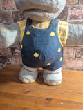 Vintage Paper Mache Hippo