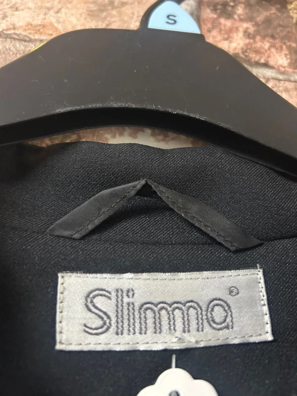 Slimma Vintage Black Blazer - Size 16