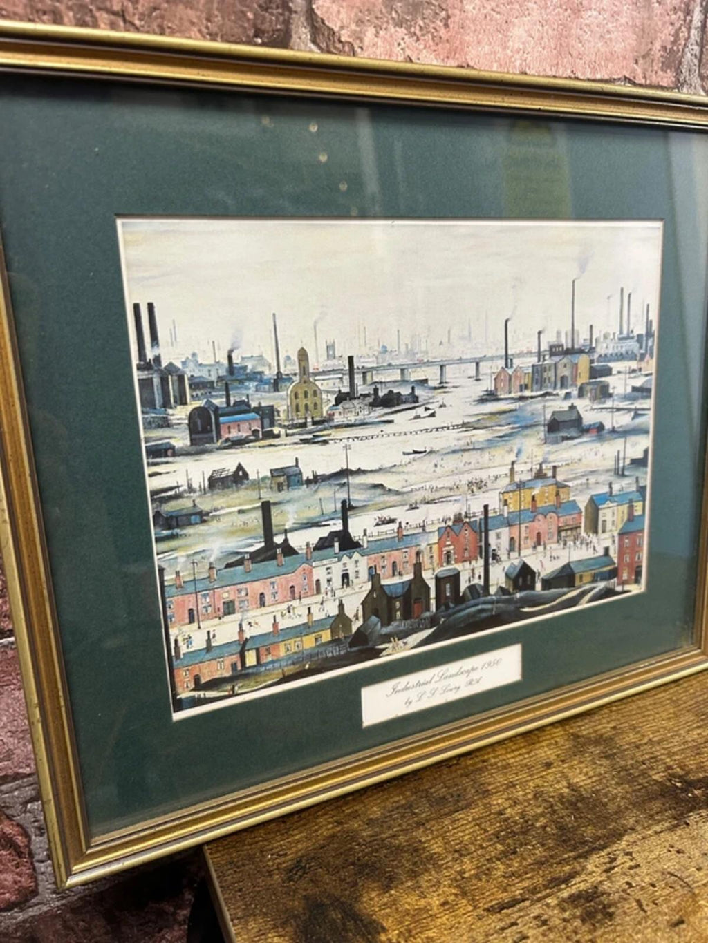 L S Lowry 'Industrial Landscape' Framed Print