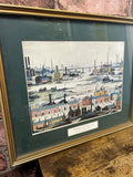 L S Lowry 'Industrial Landscape' Framed Print