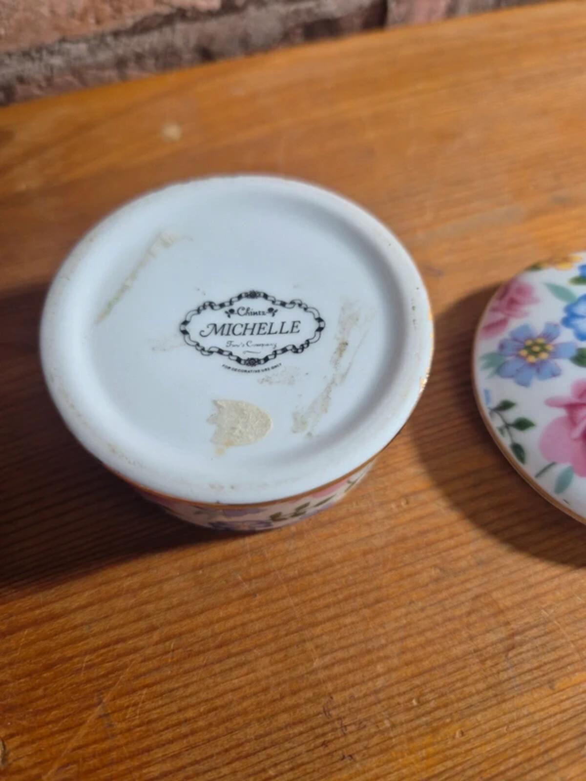 Vintage Two's Company Chintz 'Michelle' box