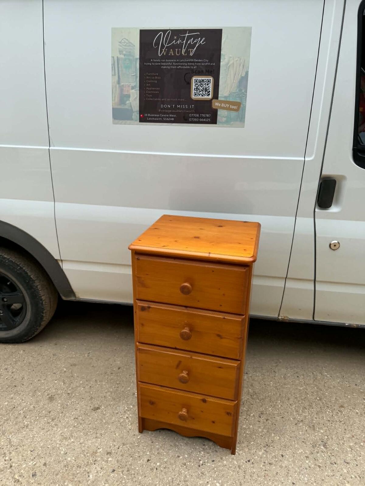 Solid Pine Tall Chest of Drawers