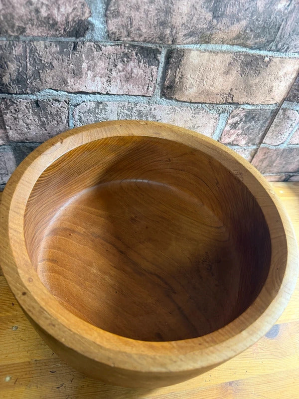 Handcrafted Teakwood Large Bowl