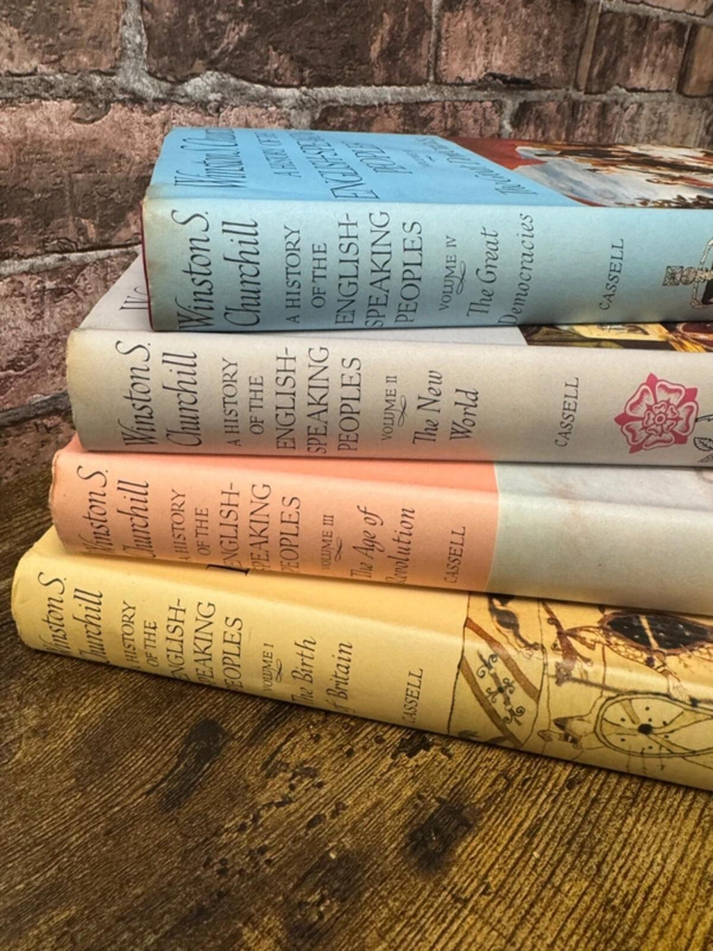 A History of The English Speaking Peoples - Winston S.Churchill Bookset of Four