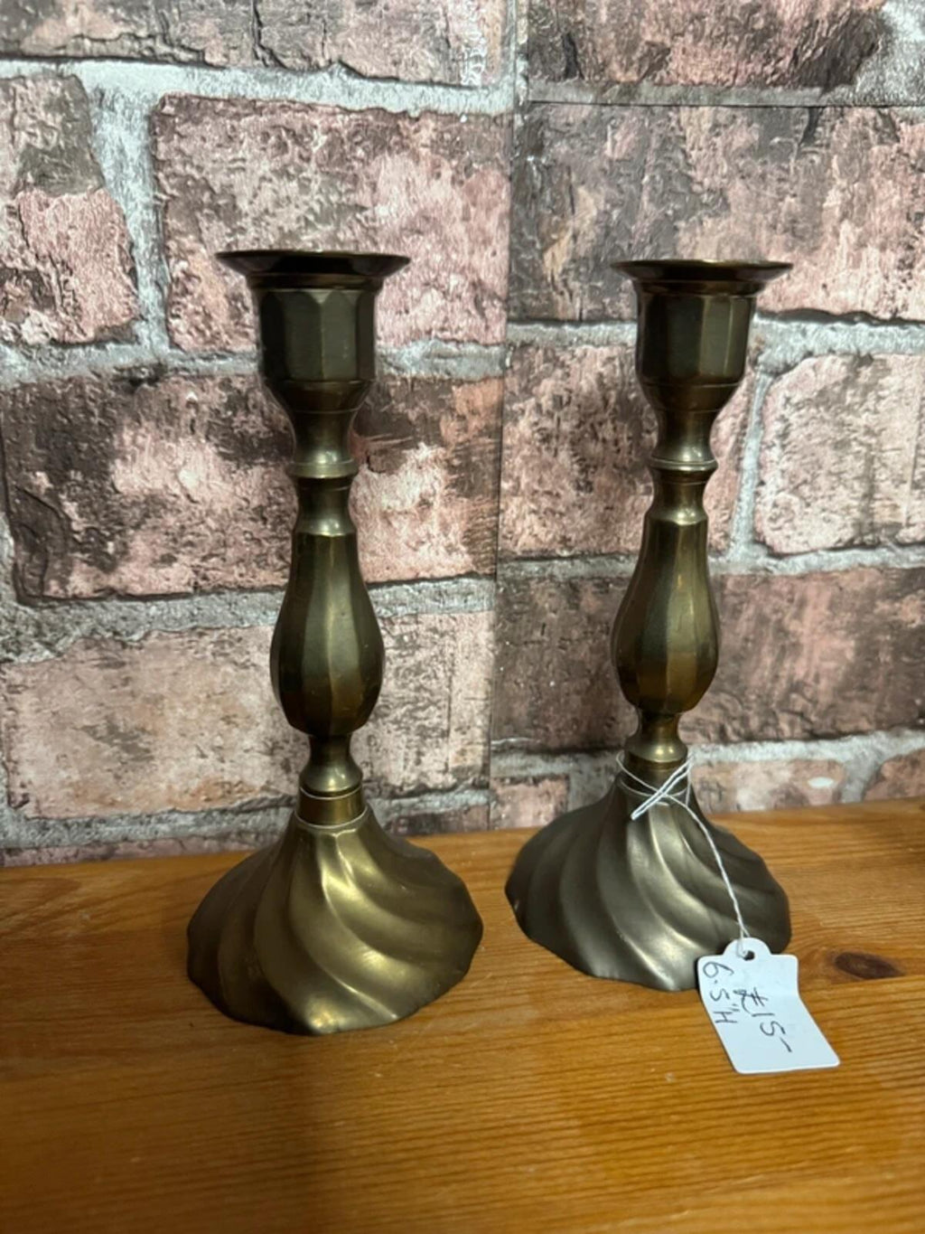 Vintage Brass Candlesticks