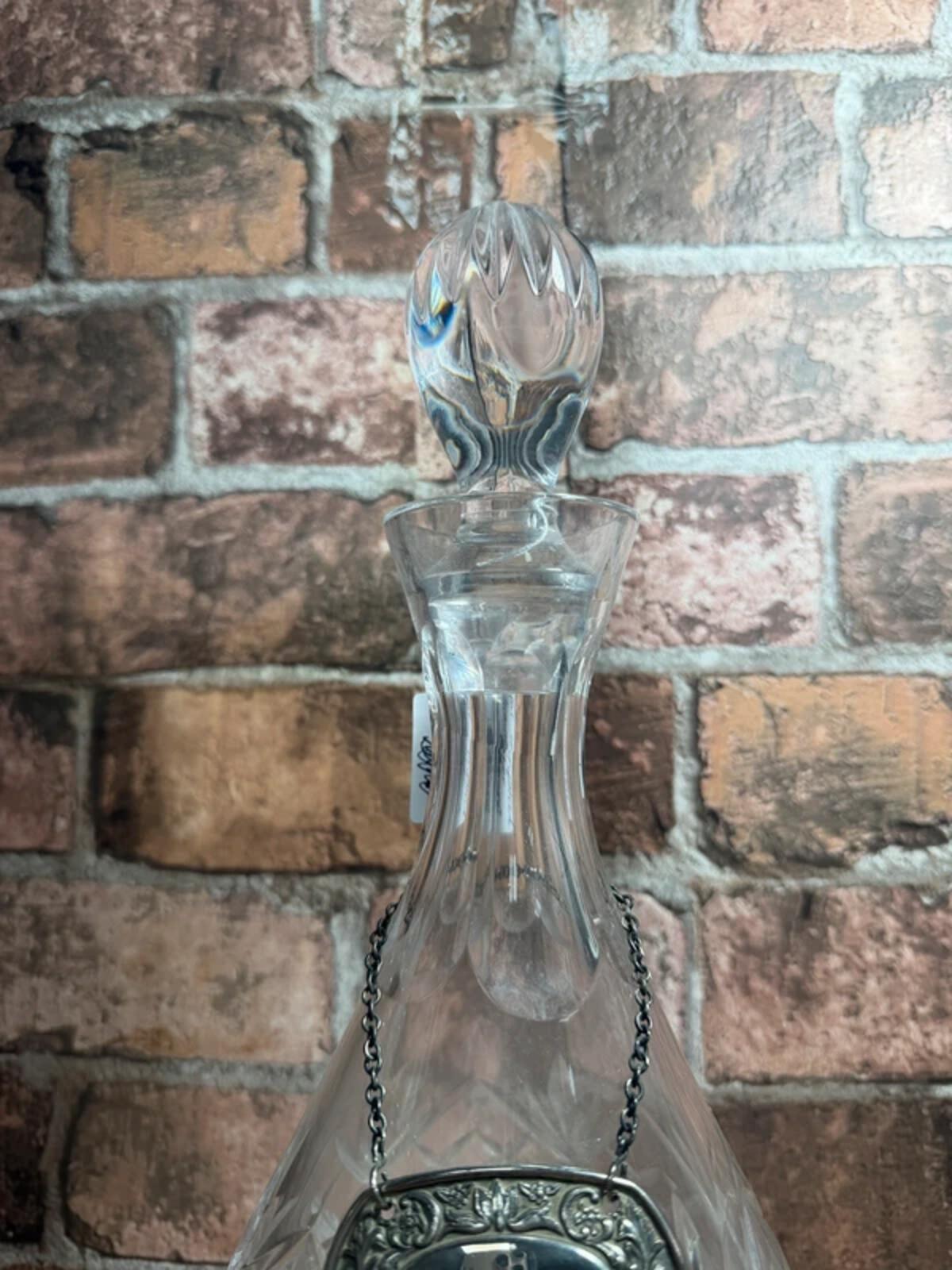 Vintage Crystal Port Decanter
